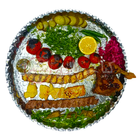 سینی میکس کباب سه نفره اقتصادی